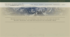 Desktop Screenshot of dietrichlaw.com
